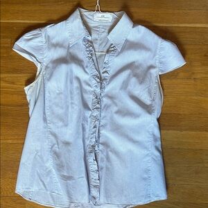 Carolina Herrera Striped Blue and White Blouse